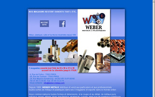 weber-metaux.com website preview