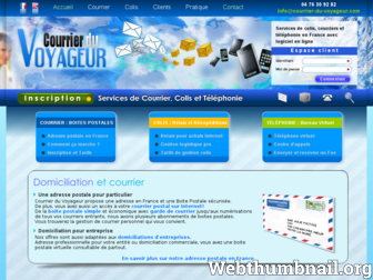 courrier-du-voyageur.com website preview