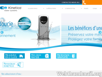 kinetico.fr website preview
