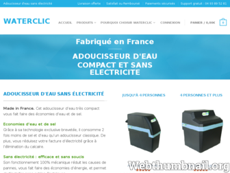 waterclic.fr website preview