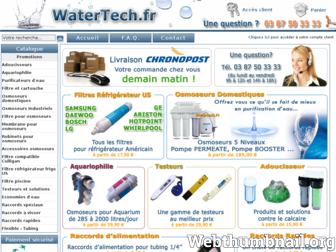 watertech.fr website preview