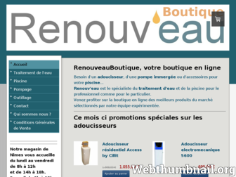 renouveauboutique.fr website preview
