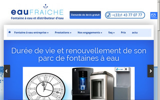 fontaine-a-eau-eaufraiche.fr website preview