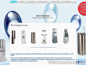 fontaines-a-eau.com website preview