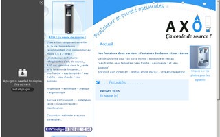 fontaines-axo.com website preview