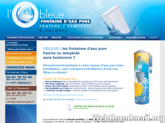 obleue.fr website preview