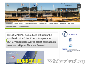 ushipbleumarine.fr website preview