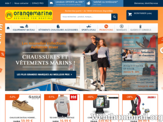 orange-marine.com website preview