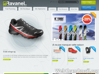 ravanel-sportshop.com website preview