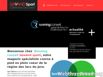 gavand-sport.com website preview