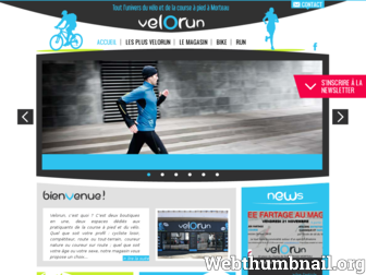 velorun.fr website preview