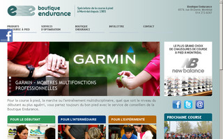 boutiqueendurance.ca website preview