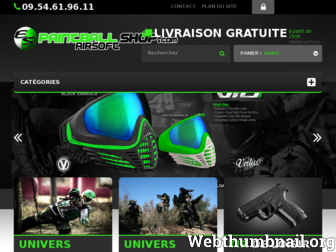 es-paintball-shop.com website preview