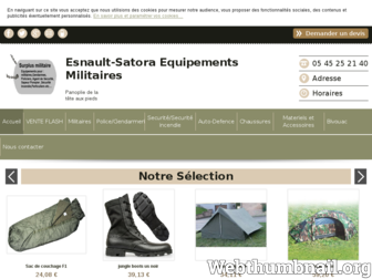 surplus-militaire-angouleme.fr website preview