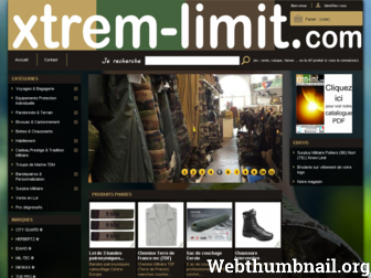 xtrem-limit.com website preview