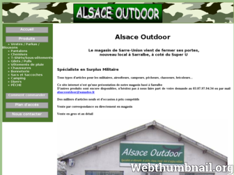 alsaceoutdoor.free.fr website preview