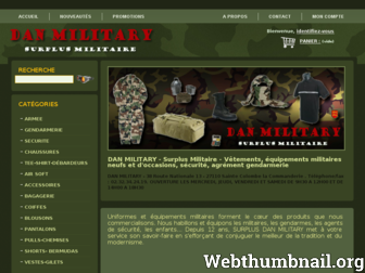 dan-military.com website preview