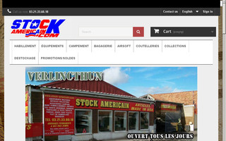 stock-americain.com website preview