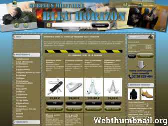 bleuhorizon.orleansboutique.com website preview