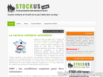 surplus-militaire-stock.com website preview