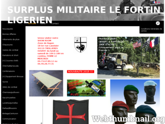 lefortinligerien.kingeshop.com website preview