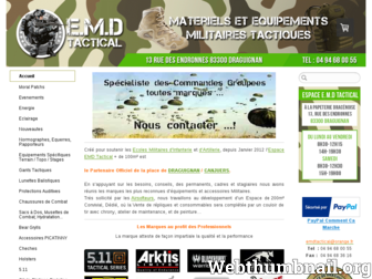 emdtactical.com website preview