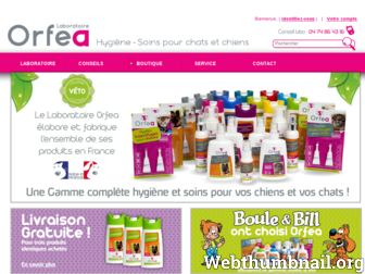 orfea-boutique.fr website preview