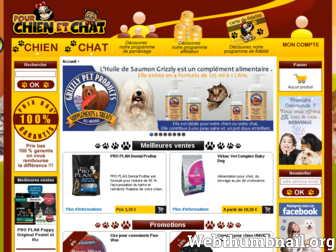 pourchienetchat.com website preview