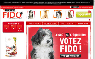 purina-fido.fr website preview
