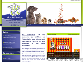 aio-distribution.fr website preview