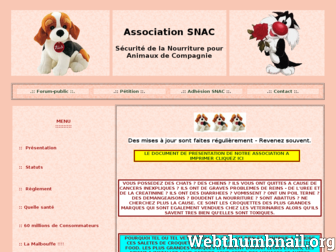 croquettes-chats-chiens.com website preview