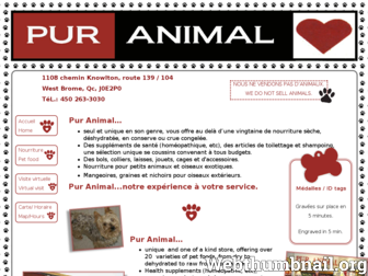 puranimal.com website preview