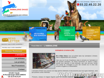 animalerie-dhuez.com website preview