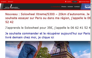 solowheel.fr website preview