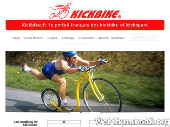 kickbike.fr website preview