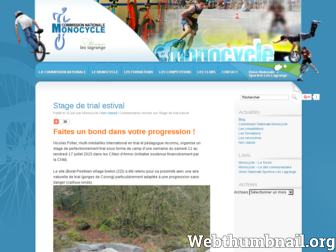 monocycle-france.fr website preview