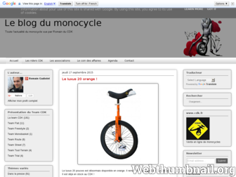 leblogdumonocycle.fr website preview