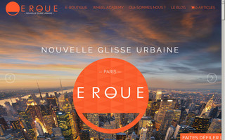 eroue.fr website preview