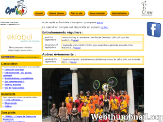 cyclhop.free.fr website preview