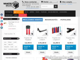 whiteboxshop.fr website preview