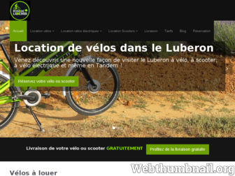 rentbikescooterluberon.com website preview