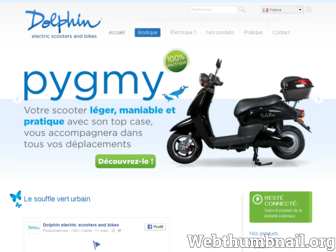 dolphin-scooters.com website preview