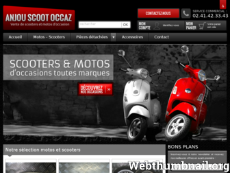 anjouscootoccaz.com website preview