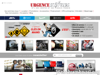 urgence-scooters.com website preview