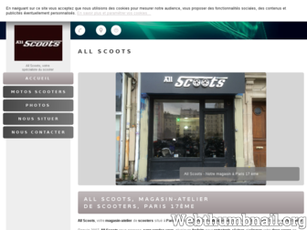 allscoots-paris17.fr website preview