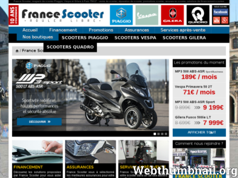 francescooter.com website preview
