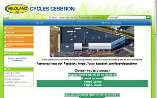 cyclescesbron.fr website preview