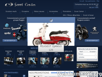 scootcenter.fr website preview