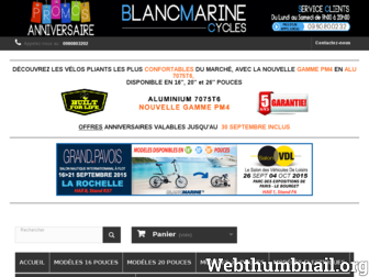 blancmarine.com website preview