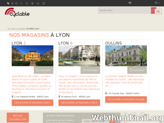 lyon.cyclable.com website preview